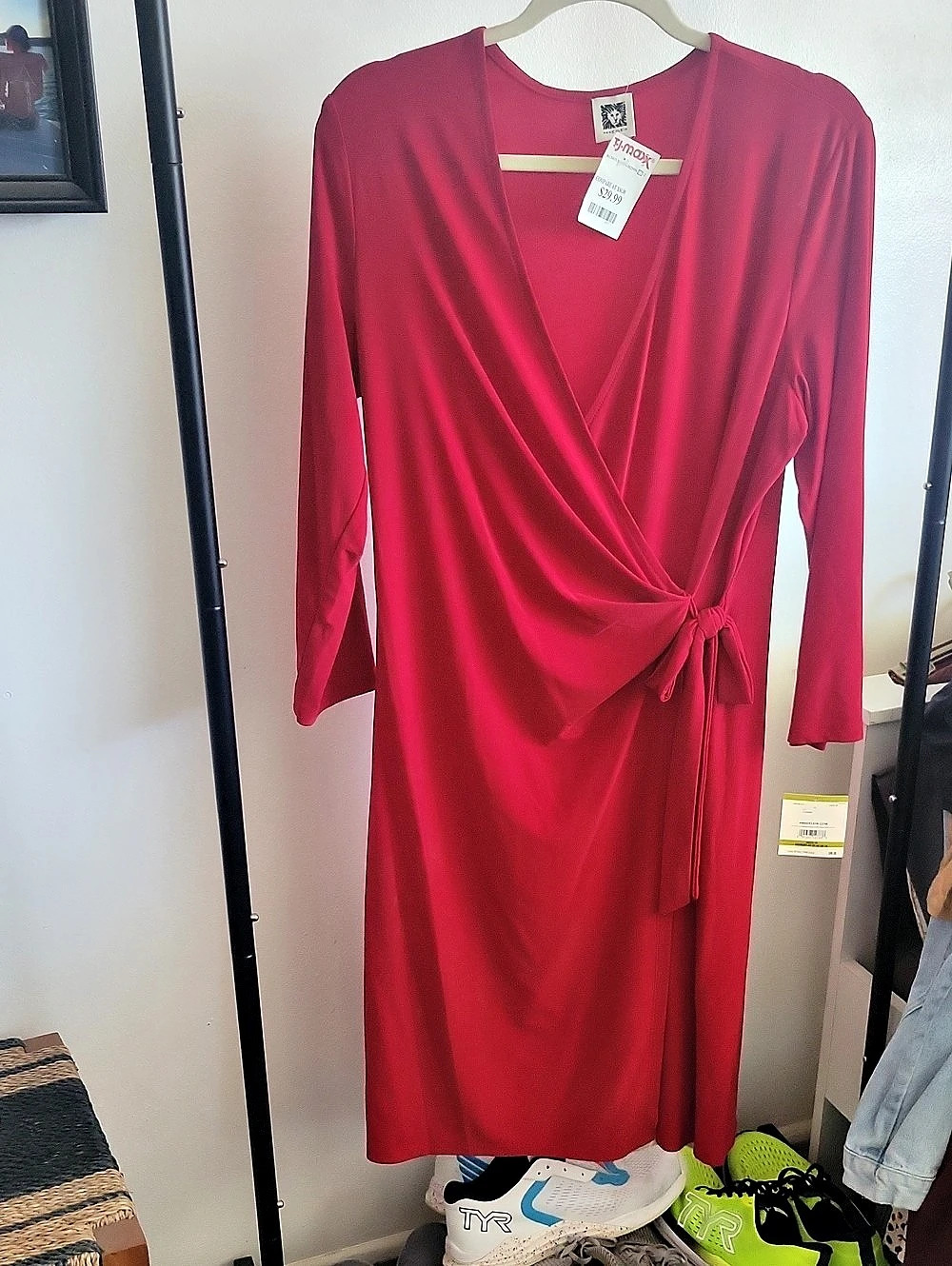 Tahari Arthur S. Levine Petite Red Two-Piece Skirt Suit Set